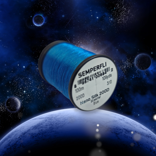 Semperfli Nano Silk Streamer 200D Blue